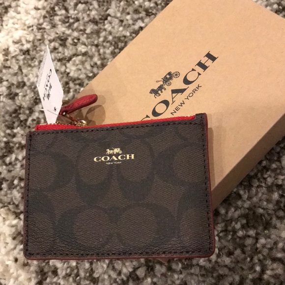 Coach Handbags - Coach mini ID skinny credit card wallet